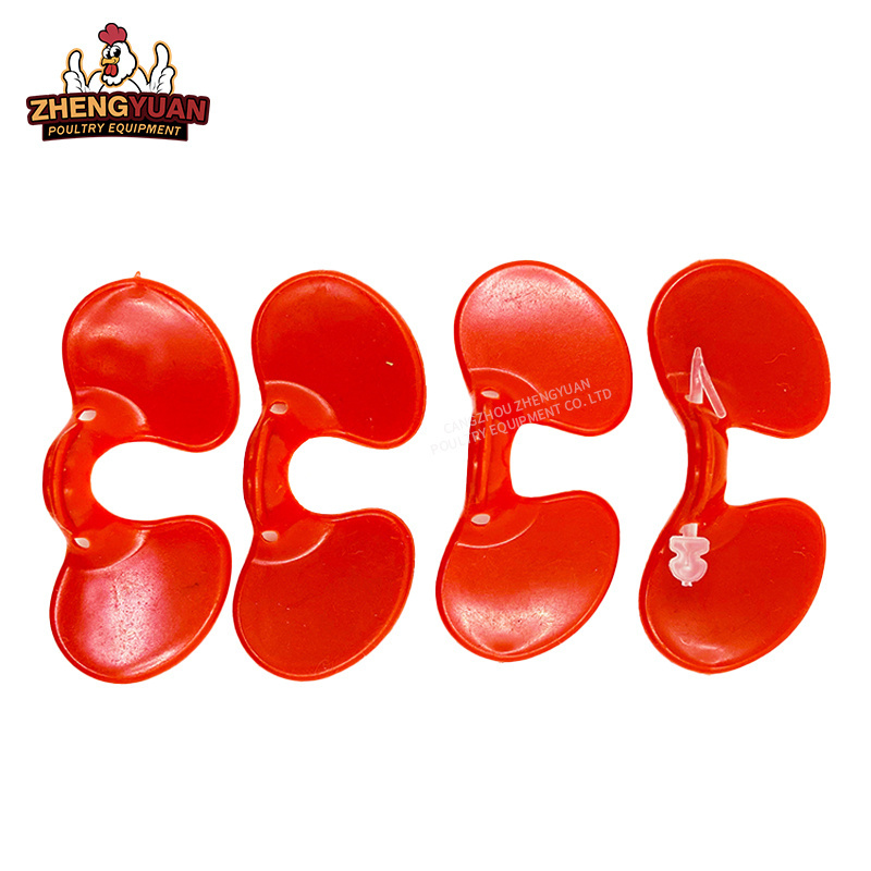 high quality plastic Chicken Protecting Glasses Eye Cover Plastic Red Chicken Glasses For Poultry Farm