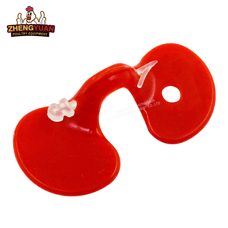 high quality plastic Chicken Protecting Glasses Eye Cover Plastic Red Chicken Glasses For Poultry Farm