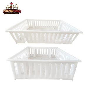 wholesale chick baby chicken plastic transport crate cages poultry cages white cages