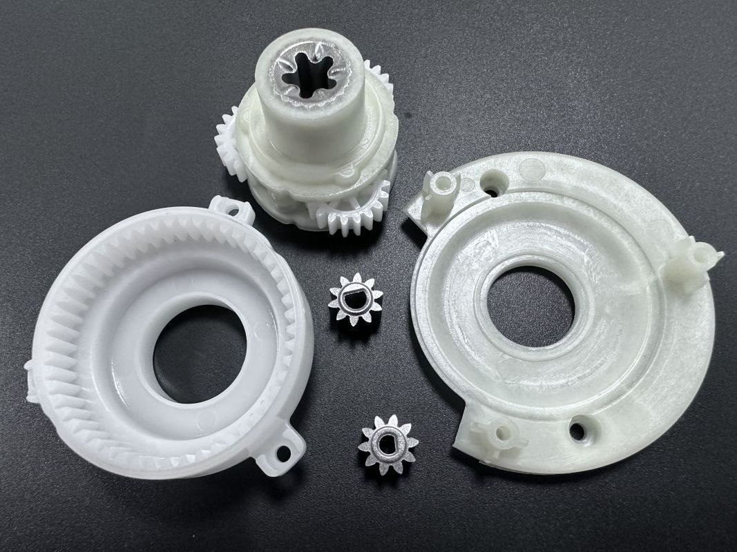 reinforced commercial plastic gearbox for automatic meat slice grinder mincer mangler spare parts