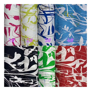 high quality screen printed spun rayon fabric viscose printing thai pattern fabric for women