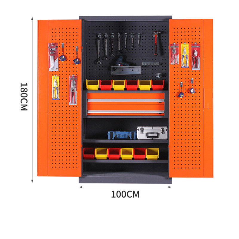 TC-02 garage steel tool cabinet with key lock