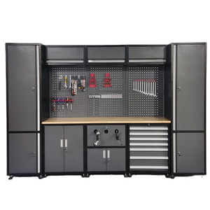 Yishen Factory 72 inch workshop stainless steel chest rolling tool cabinet