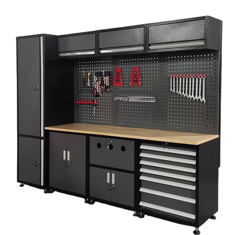 Yishen Factory 72 inch workshop stainless steel chest rolling tool cabinet