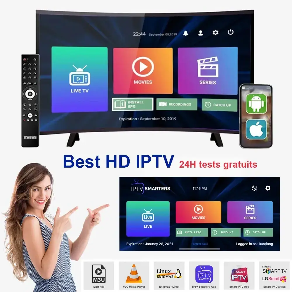 Best IP TV 4K box Provider with Free Test Credits Panel UK Hot Sell EX YU Germany Austria Albania IPTV Reseller Balkan