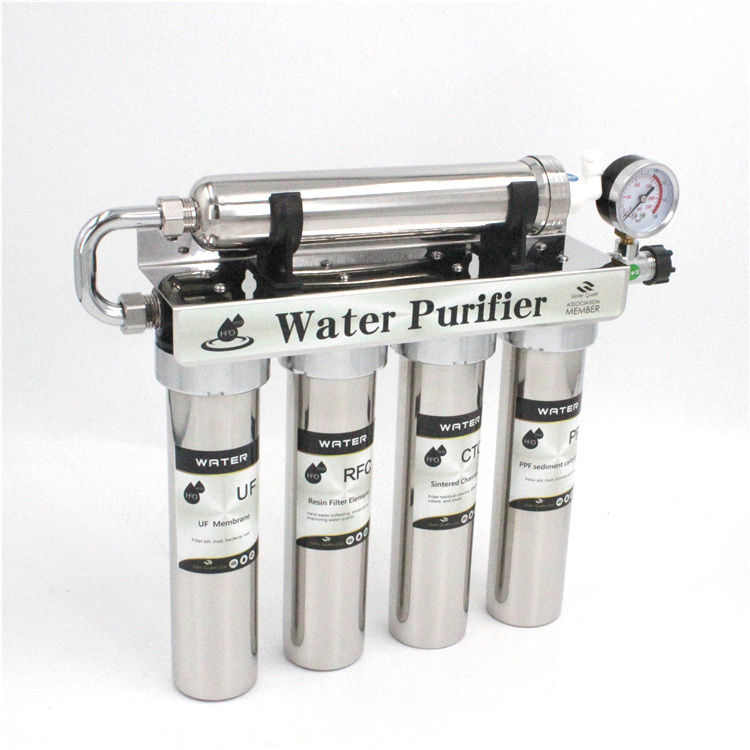 Oem Stainless Alkaline Mineral 0,01 Hollow Fiber Uf  Membran Membrane System Tap Carbon Water Filter Purifier