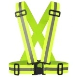 Fluorescent Reflective Belt Reflective Vest Hi Vis Visibility Running Adjustable Safety Workwear Vests High Visible