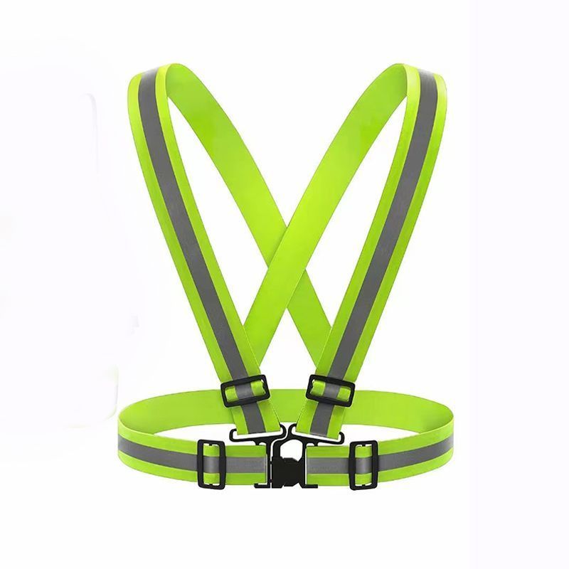 Fluorescent Reflective Belt Reflective Vest Hi Vis Visibility Running Adjustable Safety Workwear Vests High Visible