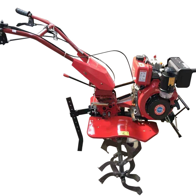 Garden Weed Removal Machine Tiller Cultivator Rotary Mini Tiller Power Weeder