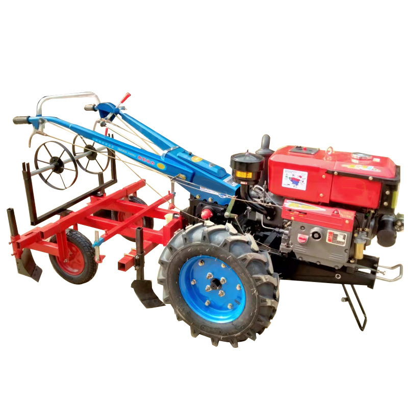 Chinese Agricultural Machinery Equipment Attachments 2 Wheel Walk Behind New Mini Tractors Harrow Cultivator