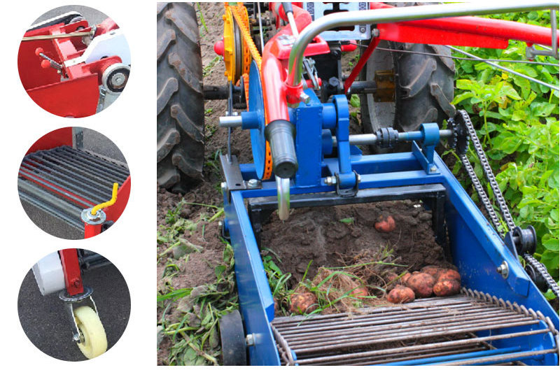 Agricultural machinery sweet potato harvest plought cassava machine digger radish harvested mini potato harvester for small farm