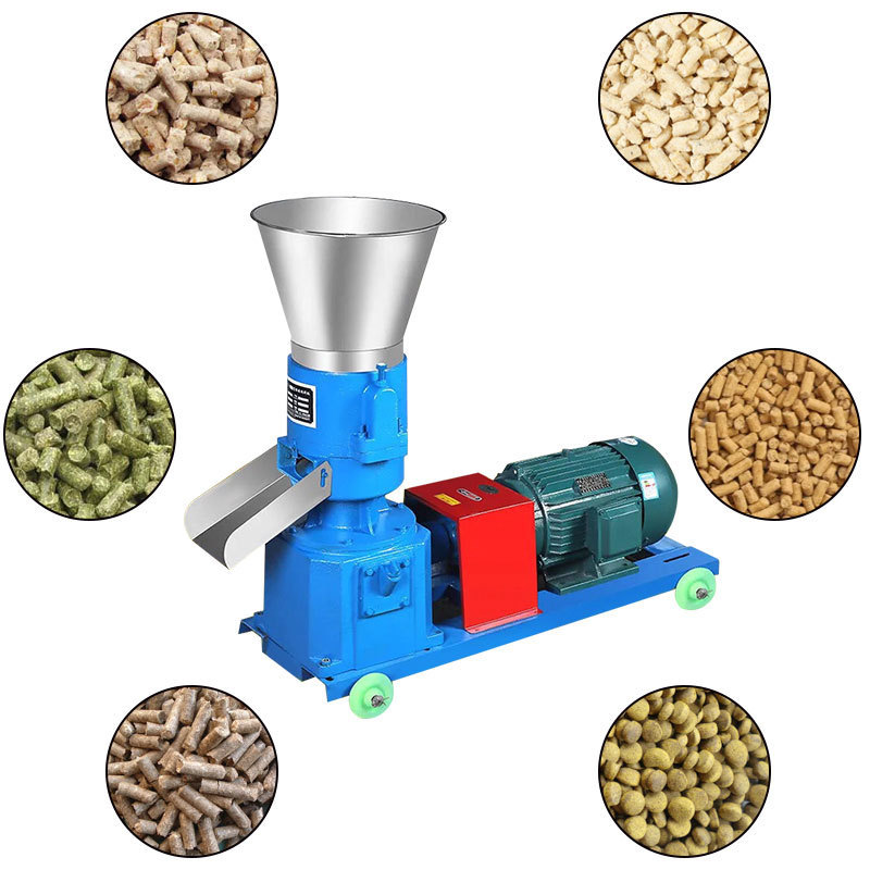 Mixer and Pellets Machines for Animal Feed Chicken Sheep Poultry Hot Sale Pallet Animal Feed Pellet Making Machine