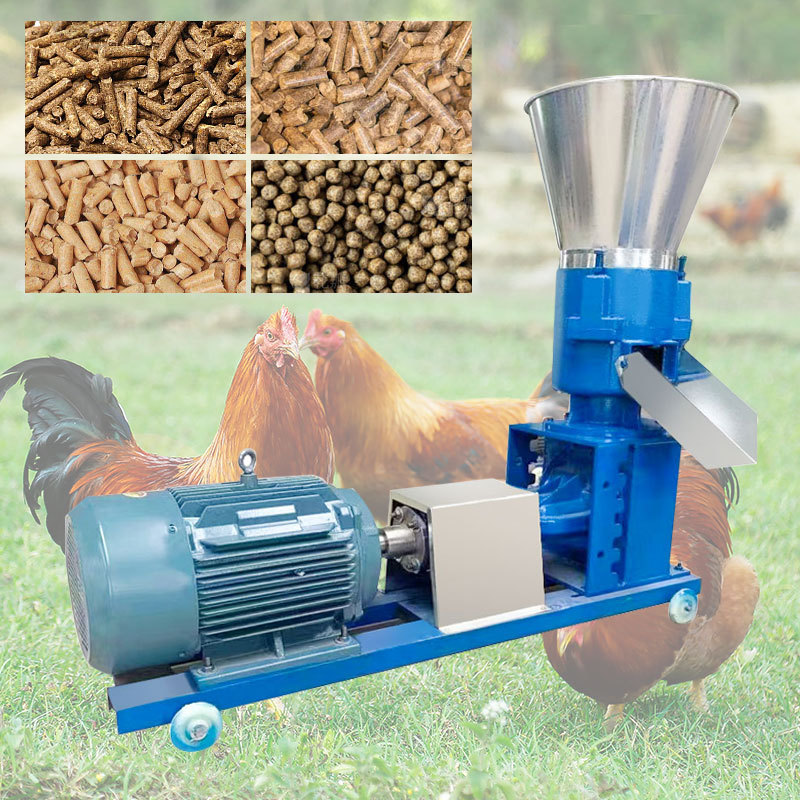 Farm Goat Feed Processing Diesel Engine Pelletizer Small Animal Feed Pellet Machine for Pig Feed