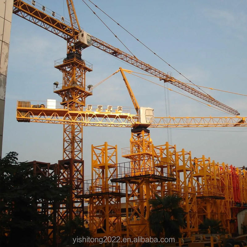 China Top less Tower Crane small 1 Ton 2 Ton 3 Ton 4 Ton 6 Ton 8 Ton 10 Ton self erecting tower crane cheap price for sale