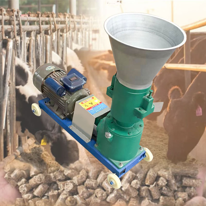 Farm Goat Feed Processing Diesel Engine Pelletizer Small Animal Feed Pellet Machine for Pig Feed