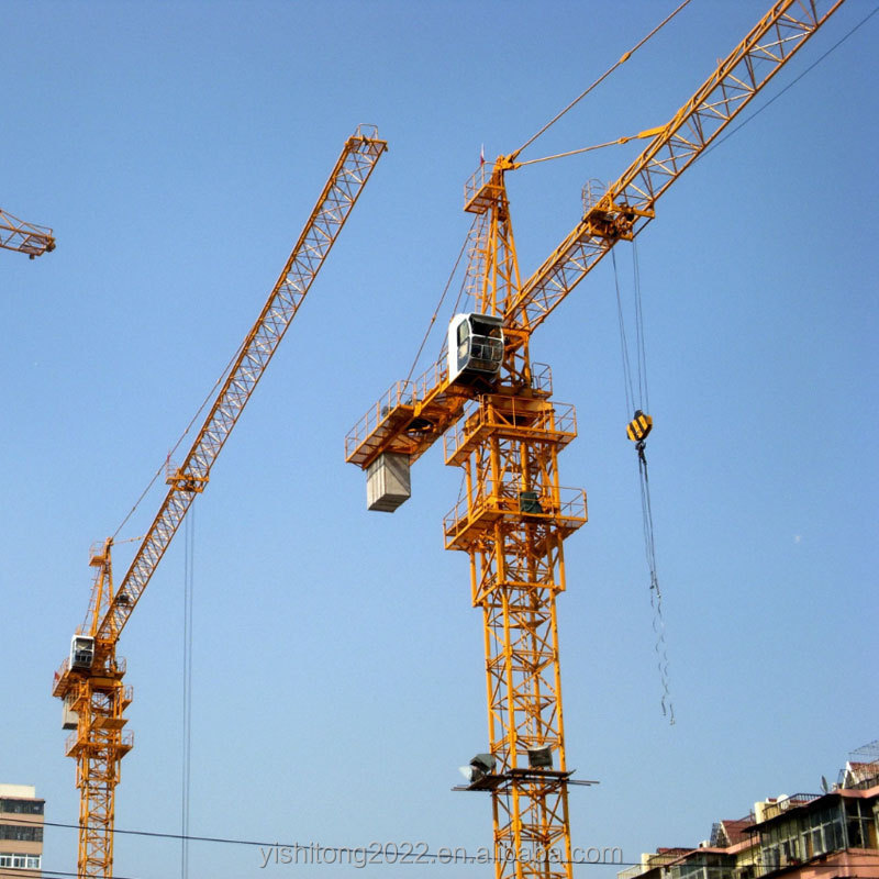 China Top less Tower Crane small 1 Ton 2 Ton 3 Ton 4 Ton 6 Ton 8 Ton 10 Ton self erecting tower crane cheap price for sale