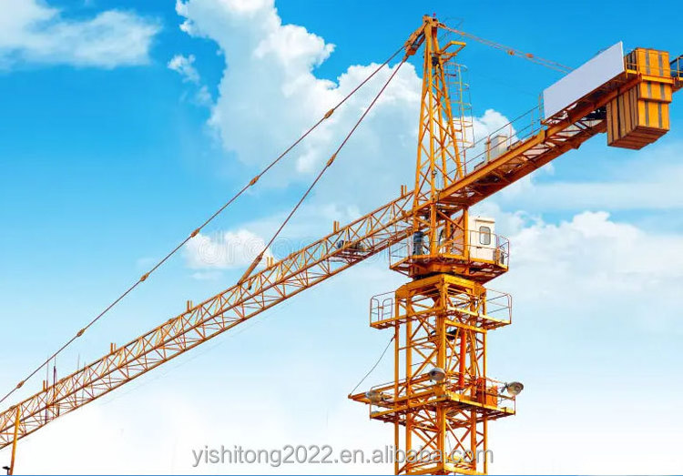 tower crane flat-top tower crane  easy to Install building construction self erecting tower crane