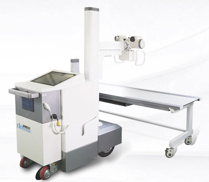 32KW Digital Mobile X-ray System Medical Diagnostic X Ray Machine / Radiography Machine