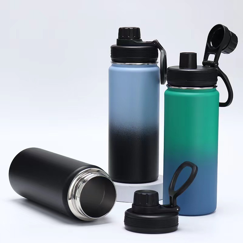 32oz Modern Water Bottle with Straw and Chug Lid Vacuum Insulated Stainless Steel Metal Thermos Bottles for Sports Gym