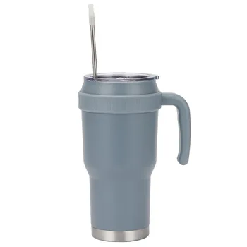 Hot Newly Adventure Quencher 40oz Powder Coated Double Wall Stainless Steel Cup Insulated Tumbler With Handle And Straw