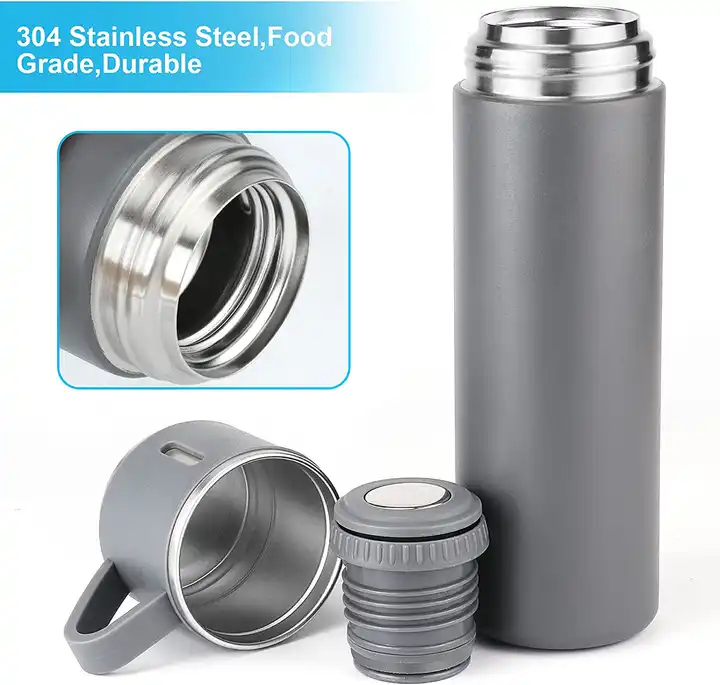 Business 500 ml gift box suit portable business Cup stainless steel thermos cup one Cup flask 3 cover water bottle