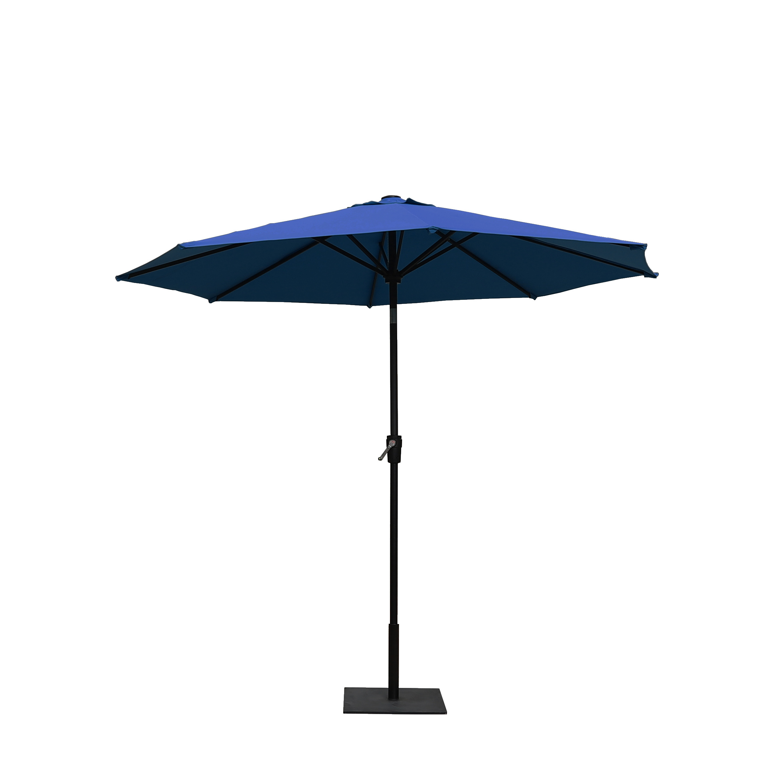 Ningbo Customized Bar Table 8K Hand Cranked Steel Straight Sunshade Garden Outdoor Parasol Patio Umbrellas