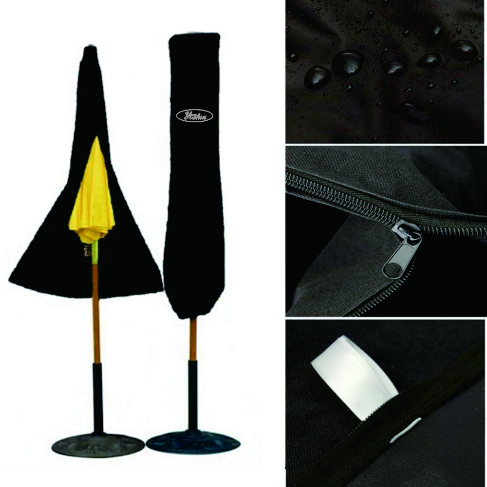 Outdoor Offset Yard Slip Cover Zipper Bag Waterproof Garden Parasol Protective Cover for Easy Storage