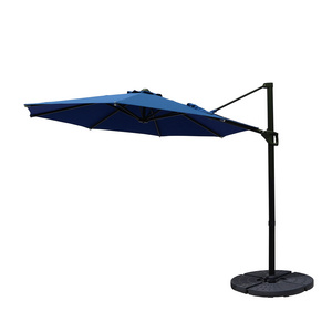 Custom Logo Printing Patio Blue 3M Sunshade Big Roman alu Umbrella Pool Parasol Umbrella for sale