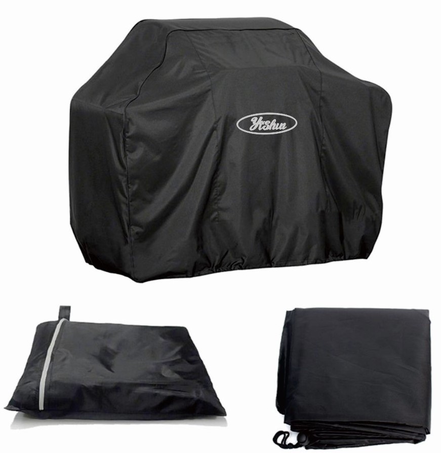 BBQ Grill Cover Heavy Duty RipProof UV Water Resistant Gas Grill Cover Fits For Weber Brinkmann Char Broil etc