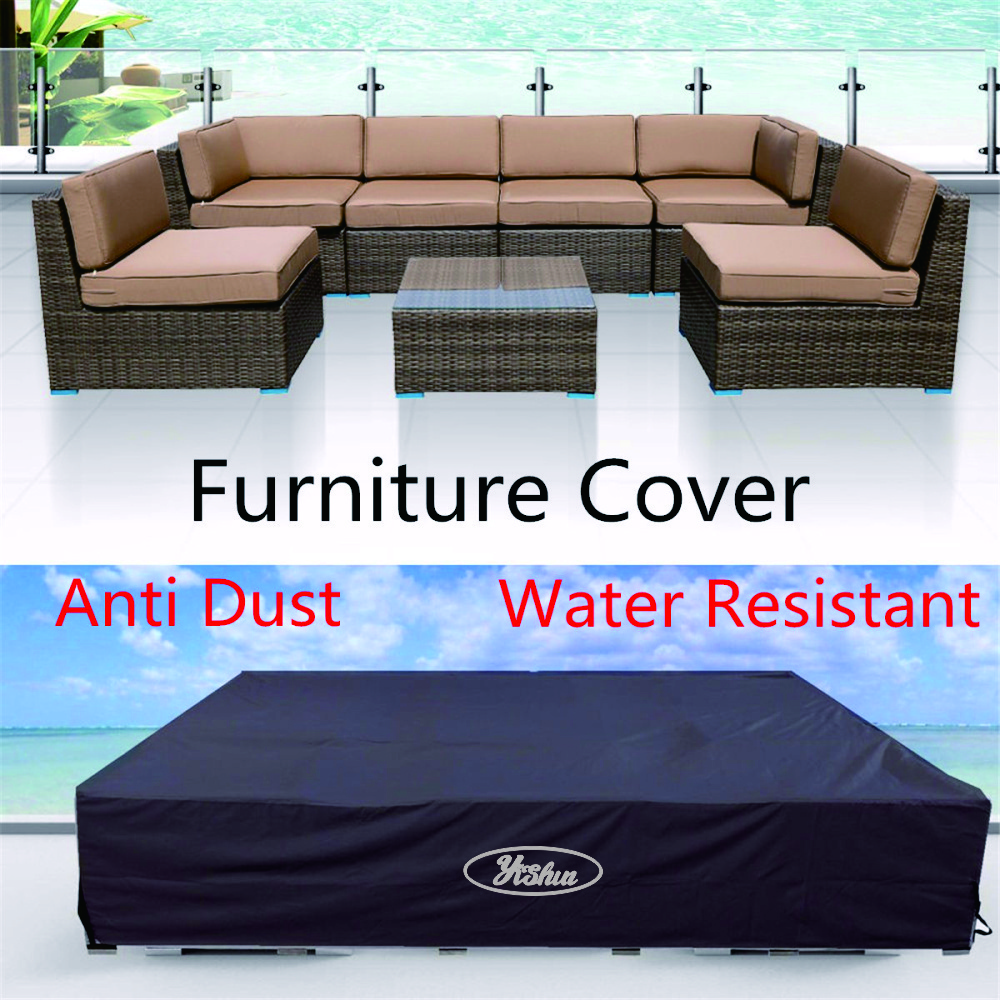 Lounge Woven Polyester Water Proof Outdoor Patio Furniture Cover for Sofa and Seats