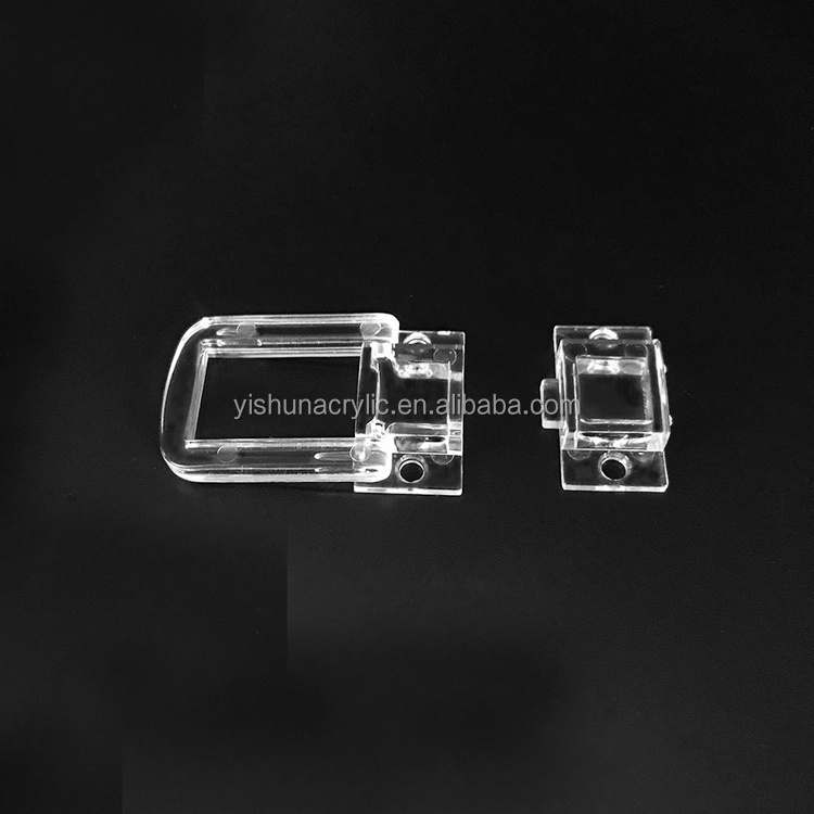 Transparent Acrylic Latches Hinge Lock Spin Lock for pet cage box