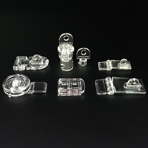 Yishun Wholesale Various Specifications Transparent PMMA Plastic Acrylic Clear Locks For Modern Acrylic Display Cabinet