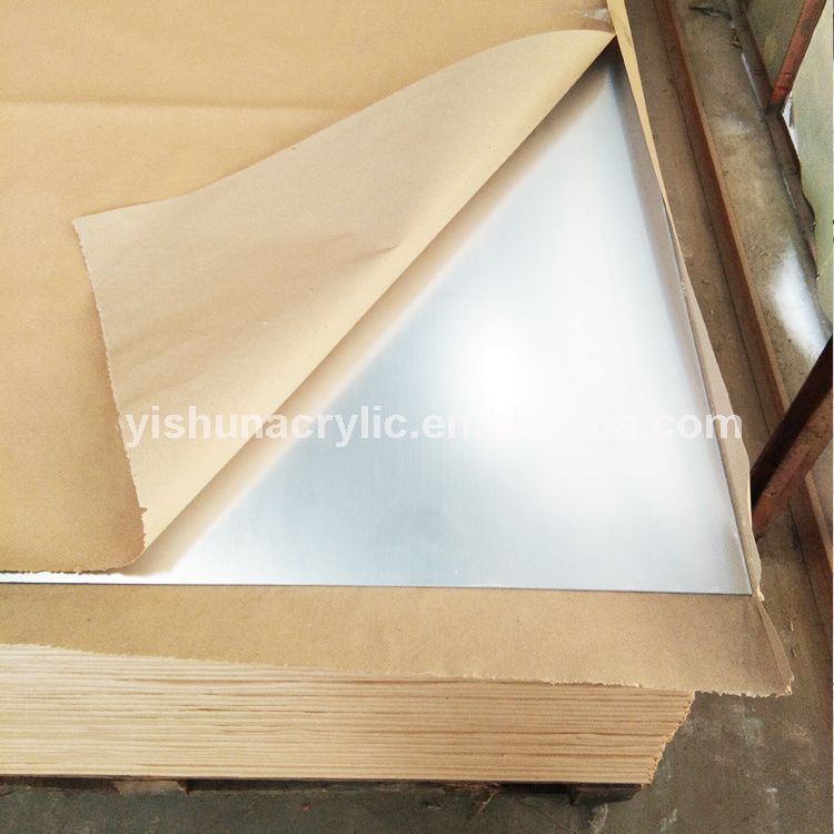 Guangzhou Factory Wholesale 100% PMMA Virgin Material 4FTx8FT Silver Color Shatterproof Acrylic Mirror Sheet