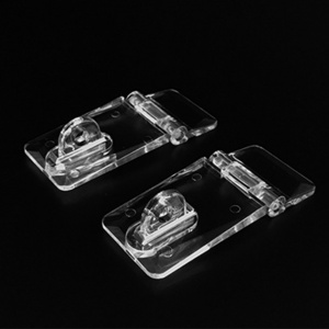 Acrylic clear lock catch lucite hasp transparent shackle