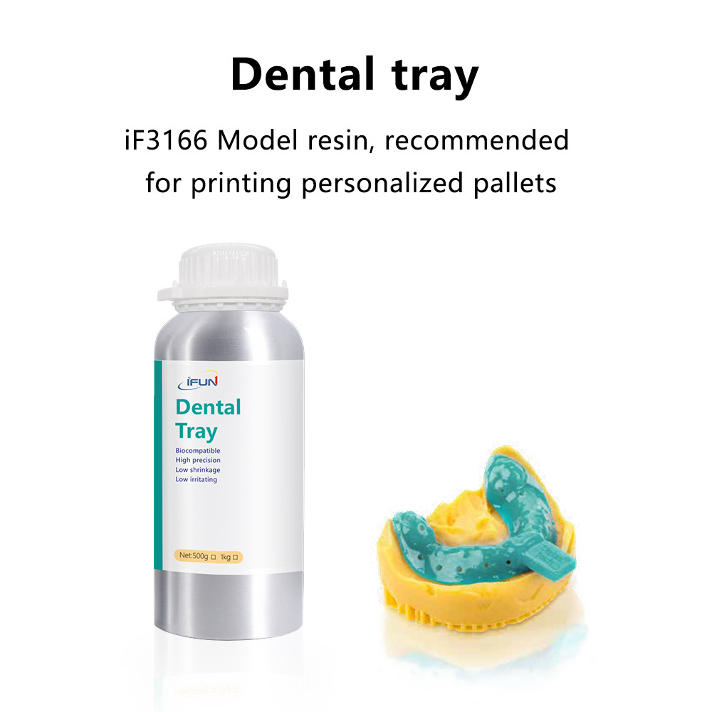 IFUN #3167 dental resin tray resin product for dental 3d printer resinas dentales for lcd dlp 3d printer