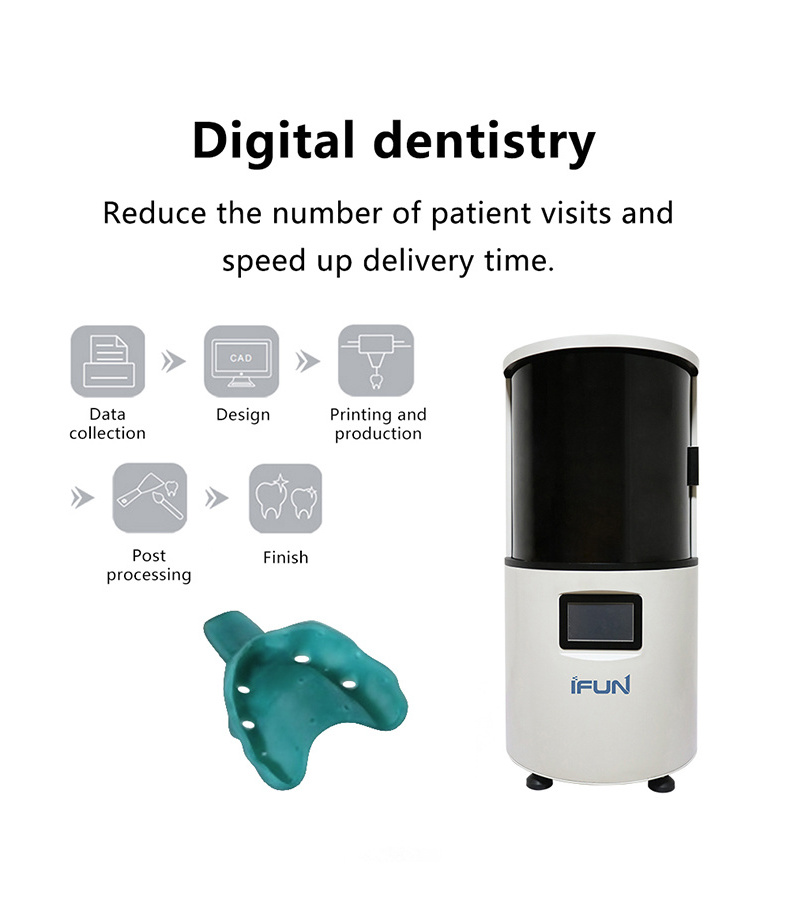 IFUN #3167 dental resin tray resin product for dental 3d printer resinas dentales for lcd dlp 3d printer