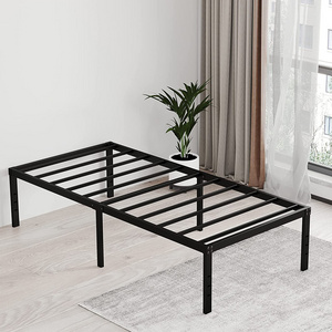 Factory Wholesale 14" Height Modern TWIN/FULL/QUEEN/KING High Platform Twin Size Bed Frame Contemporary Bed Frame