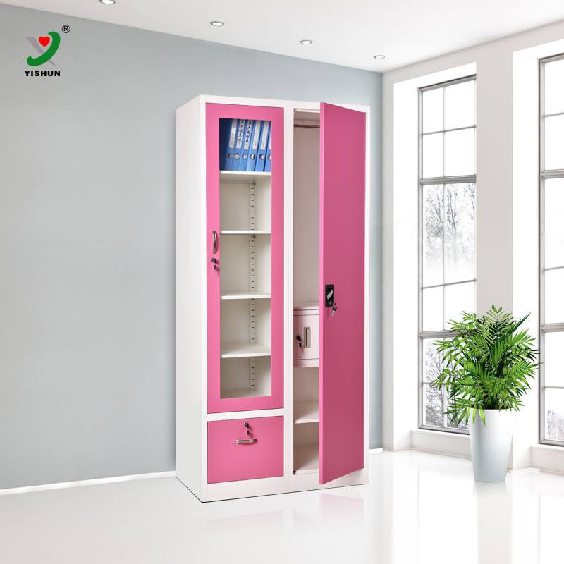 Hot sales metal locker clothes storage cabinet steel wardrobe steel clothes cabinet