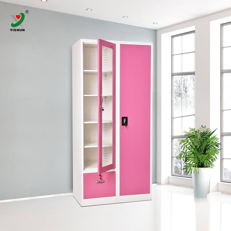 Hot sales metal locker clothes storage cabinet steel wardrobe steel clothes cabinet