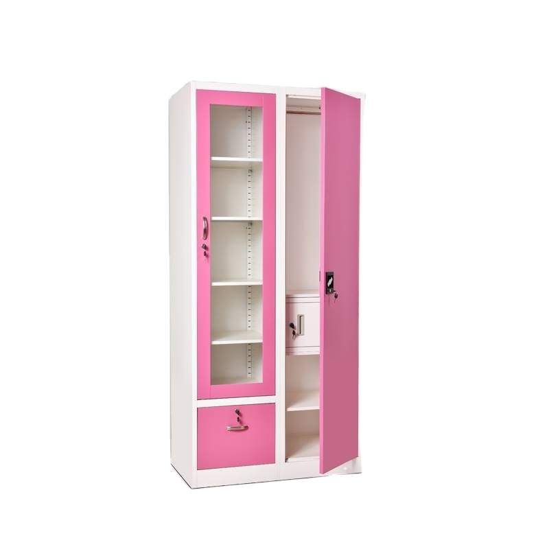 Hot sales metal locker clothes storage cabinet steel wardrobe steel clothes cabinet