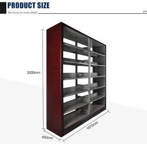 Customized steel book shelving/steel library shelves/book shelf