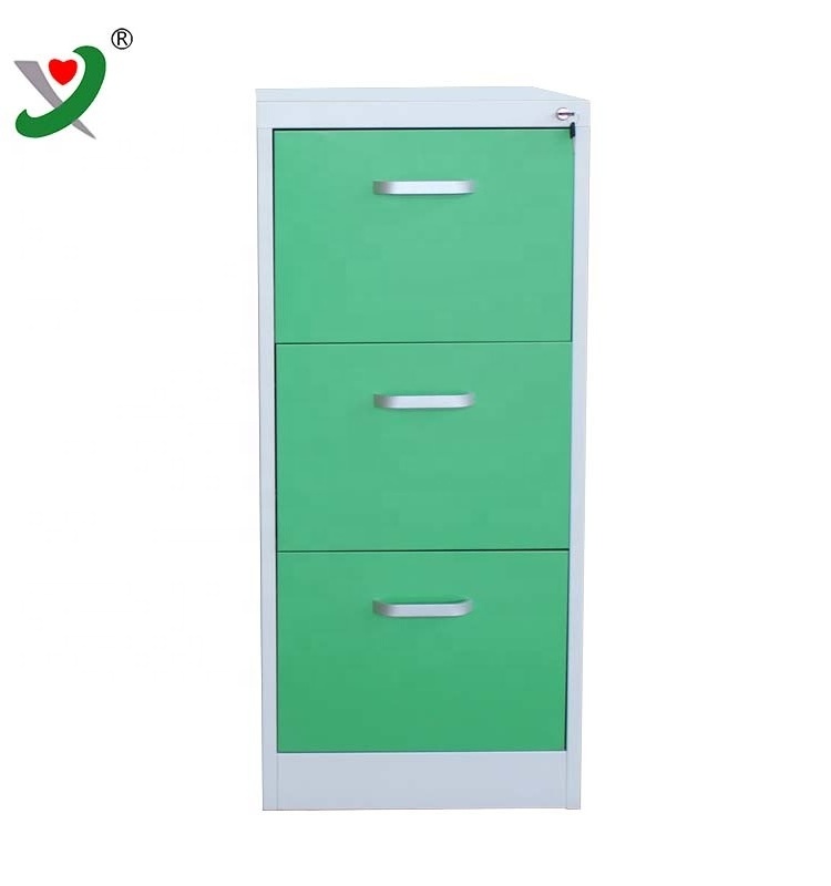 Cheap factory price Philippines steel metal vertical 3 drawer filing cabinets