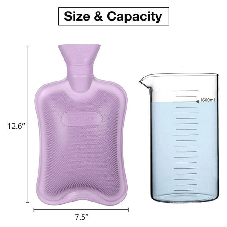 Trending Products 2023 New Arrival Custom Reusable Rubber Hot Water Bag Mini Hot Water Bottles