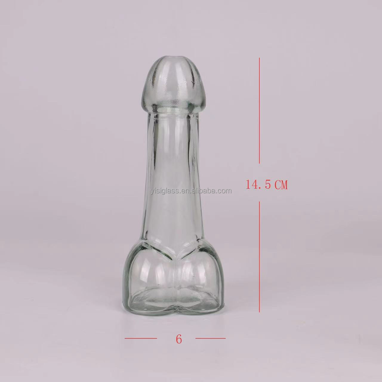 High Boron Groom Funny Long unique Shaped Party Drinking Coffee Tea Bar Cocktail Water penis glass cup