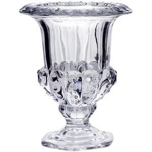 Crystal Glass Flower Vase Set Transparent Wedding Home Decor Mini Retro Clear Glass Vase for Flowers