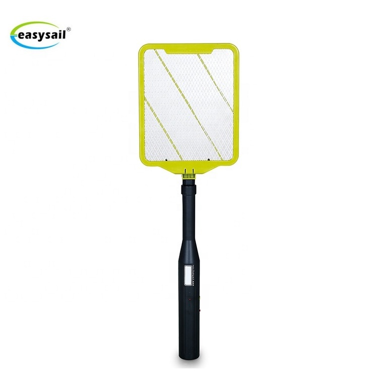 Pest Control Electric Bug Zapper Racket  DC2200V Telescopic Grip Outdoor&Indoor Insect Mosquito  Fly Killer Swatter