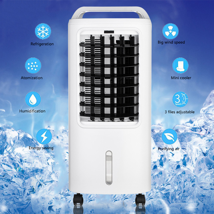 220V 60w Breeze 3 in 1 Household Portable Steam Evaporative Air Cooler 7.5H Timer with Visual Water Tank