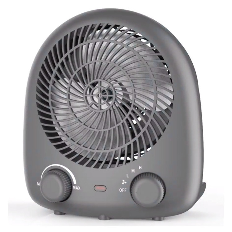 2024 Latest Design 2000w Desktop Small Heater Heating Wire With Tip-Over&Over Heat Protection Electric Fan Heater