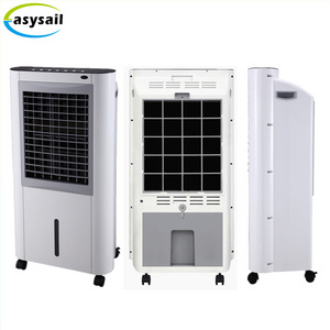 3 Wind Speed Ion Air Purifier Evaporative humidifier Ice Cooler Fan 4 Caster, 7.5hs Timer Swamp Cooler