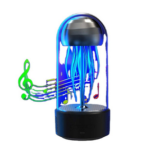 New style jellyfish flashing light up Blue tooth speaker with LED light fashion speaker wireless factory wholesale